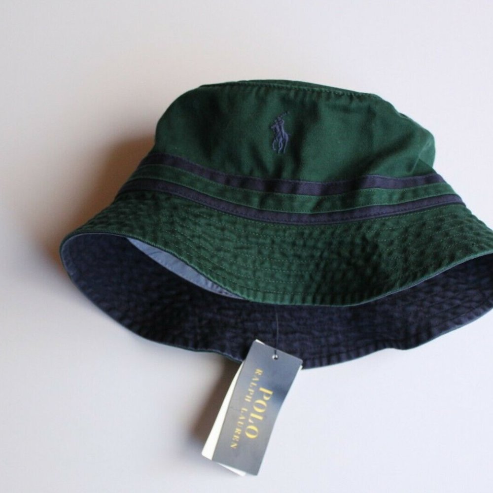 Polo Ralph Lauren Green Blue Bucket Hat Men's S/M_4